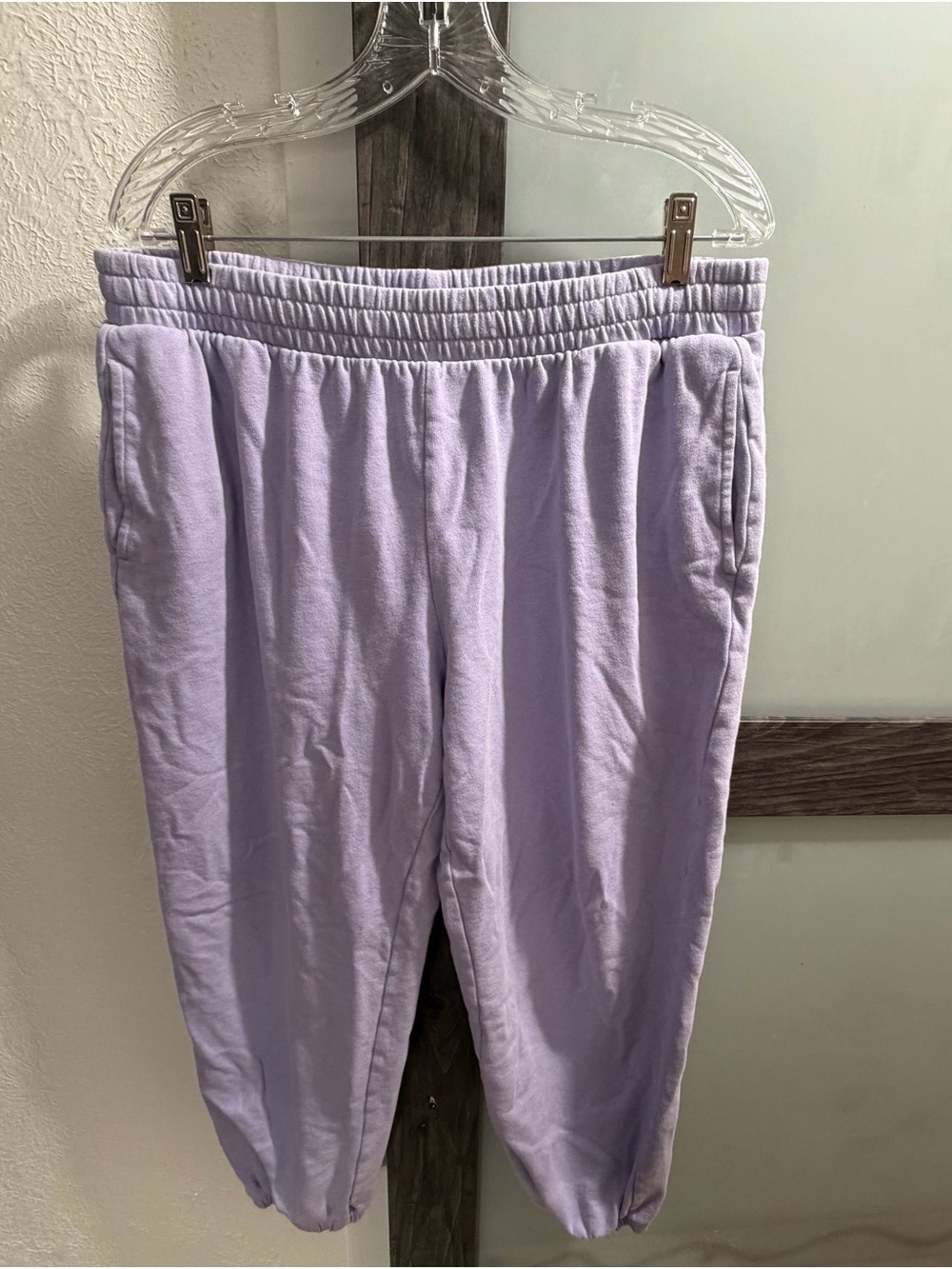 Old Navy Lavender Elastic Waist Jogger Pants